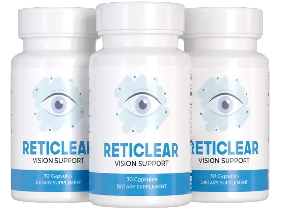 Three bottles of the new Reticlear product